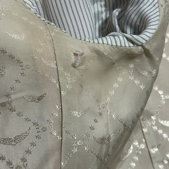 Zadig & Voltaire Vedy Spi Deluxe Blazer 36 Rose Pink Small Linen Cotton - Picture 14 of 14